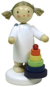 Flade Engel mit Steckturm  (Flade 61116) Engel mit Steckturm